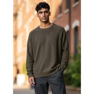 Banana Republic Men's Crewneck Lightweight Sweater Brown Size Medium